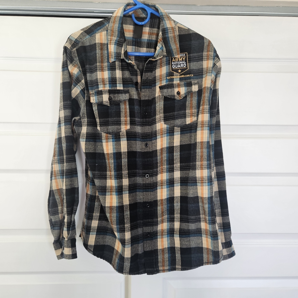 Rare Lucky Brand for Target CA National Guard Flannel - L (Fits M/L)